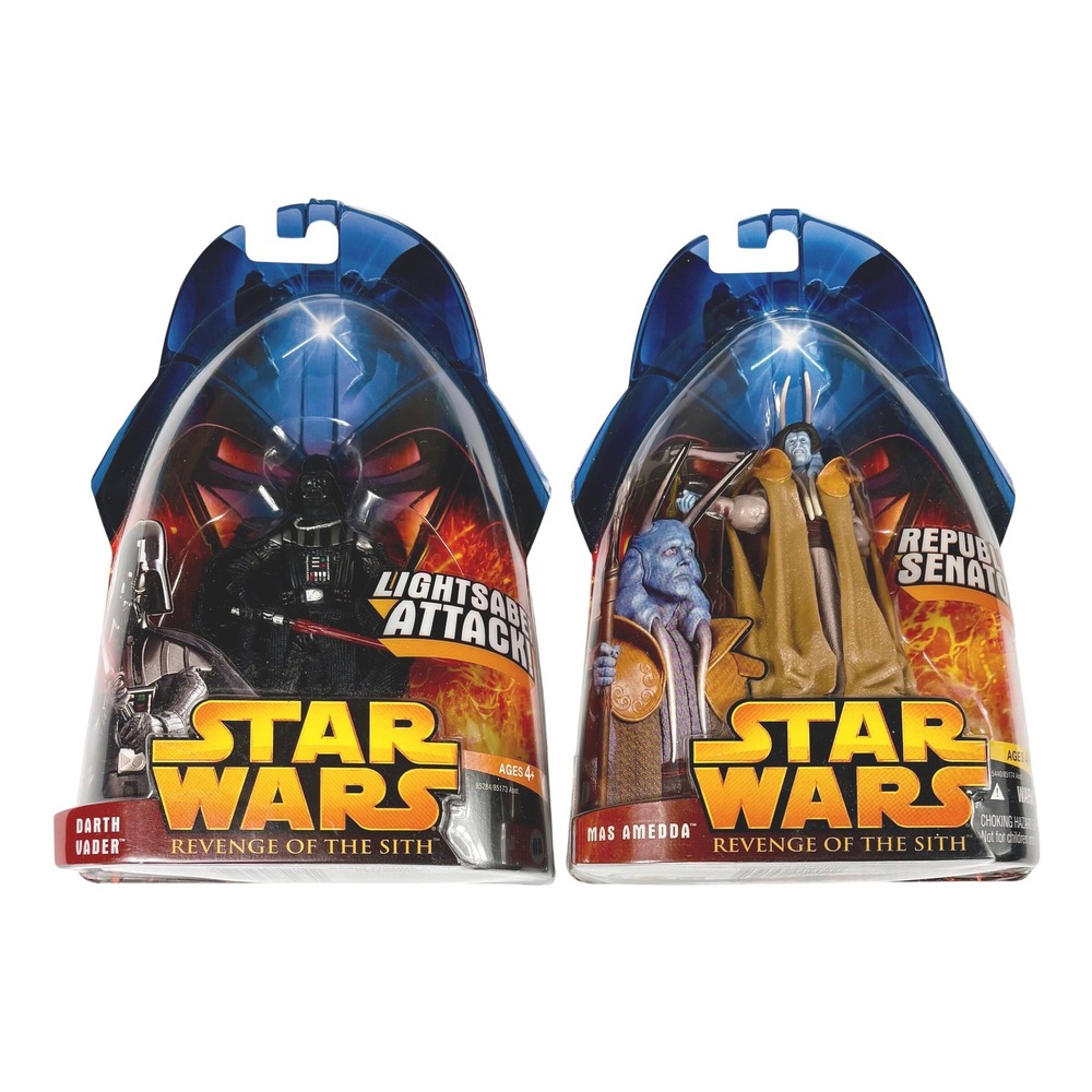 DARTH VADER & MAS AMEDDA Star Wars Revenge of the Sith Action Figures